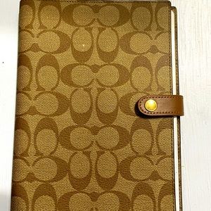 Coach Notebook BARELY USED!